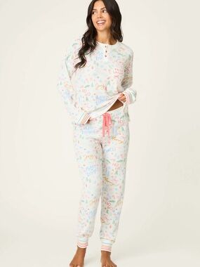 6. PJ salvage • NWT $159 Ski Jammies. Classic fa la la set